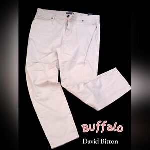 *0740 Buffalo David Bitton mid rise skinny ankle pants women 12 / 32